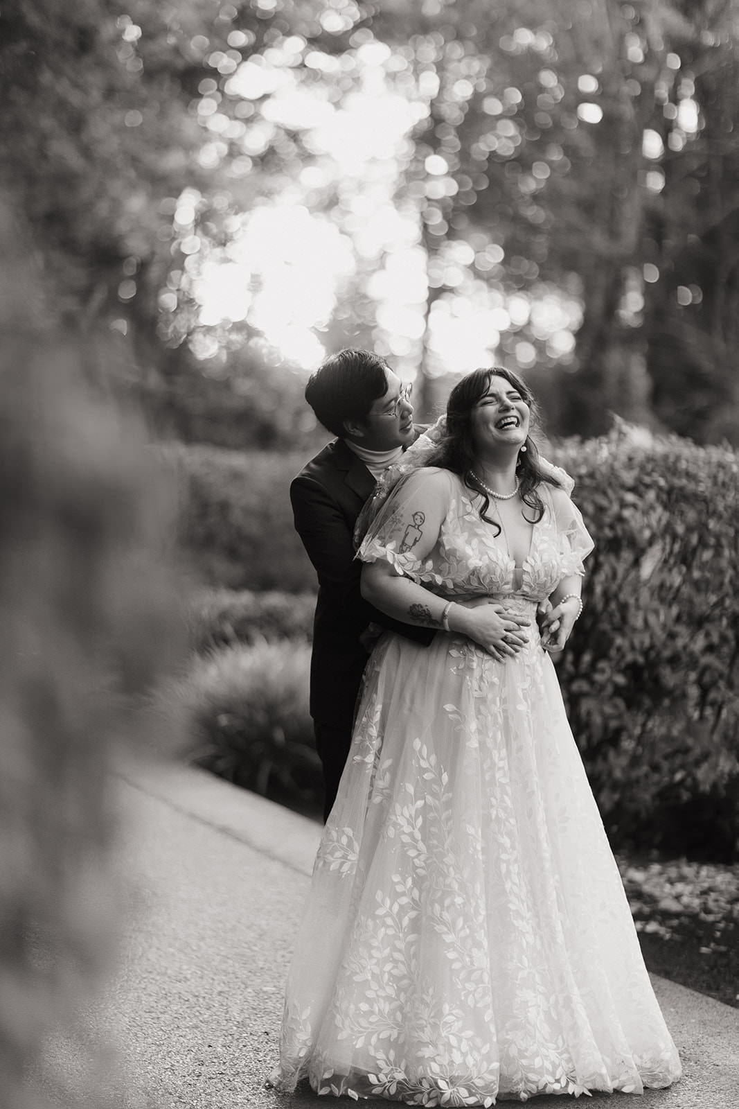 Riley & Rob an elopement at the hoyt arboretum